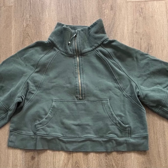 Lululemon Scuba Oversized Funnel-Neck Half Zip (cropped) - Picture 2 of 2